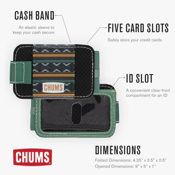 Chums Bandit Bifold Wallet & ID Holder - Picture 2 of 3